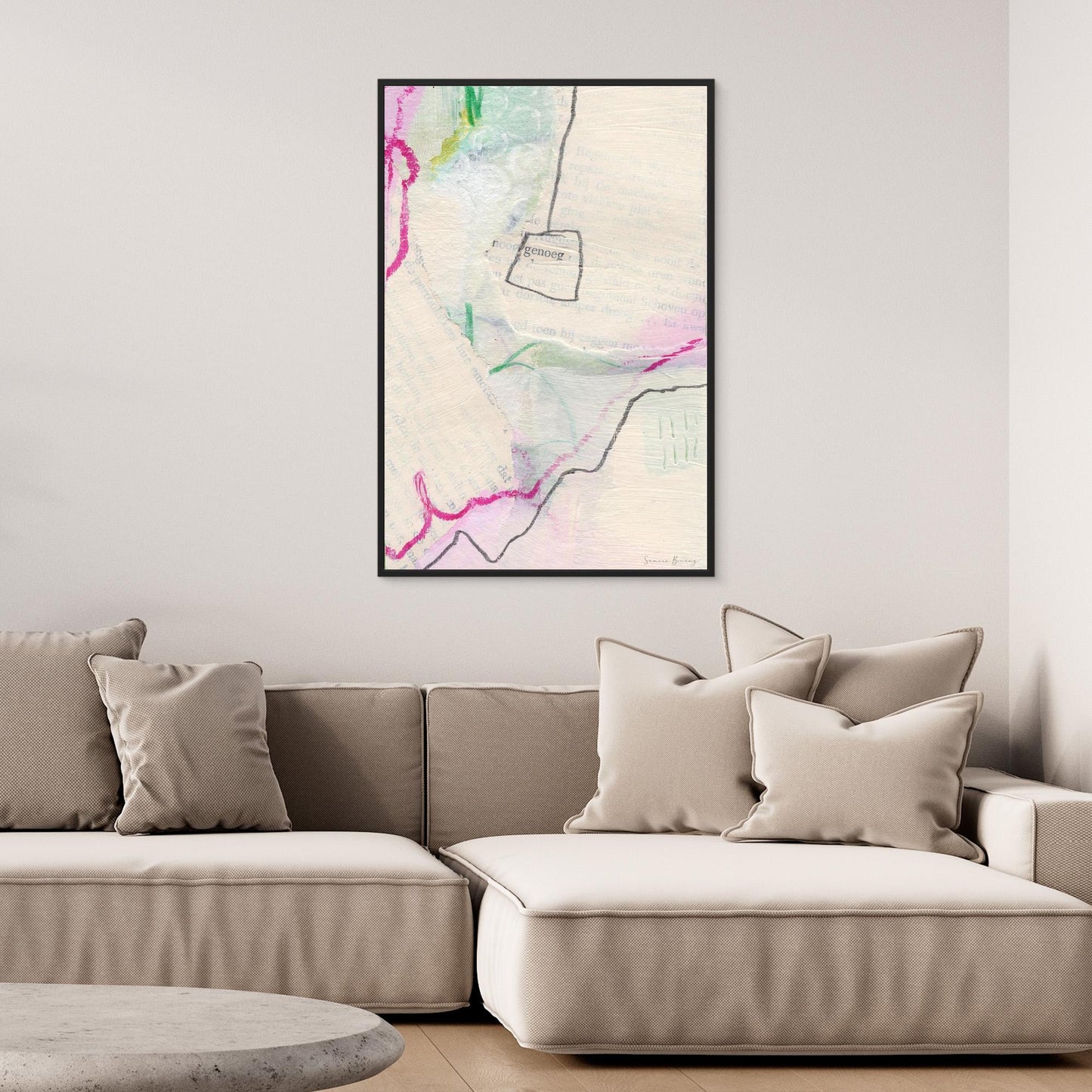 Canvas print - #016 Genoeg