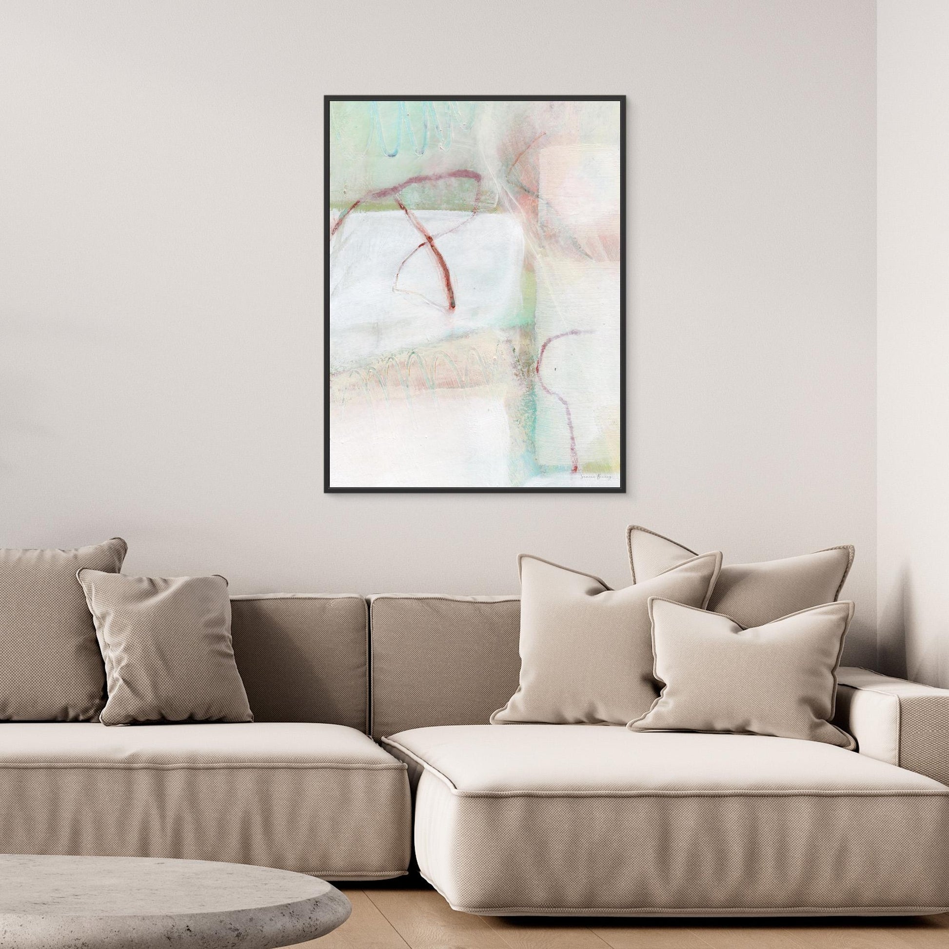 Canvas print - #029 Zachte Echo's