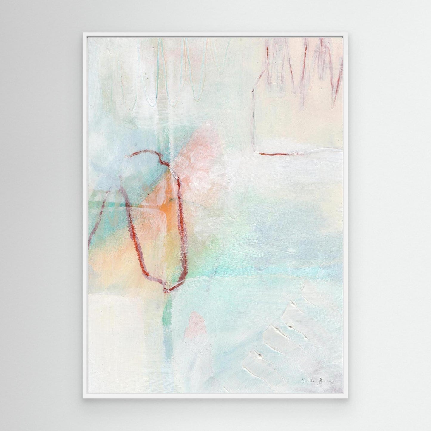 Canvas print- #030 Lichtlijn