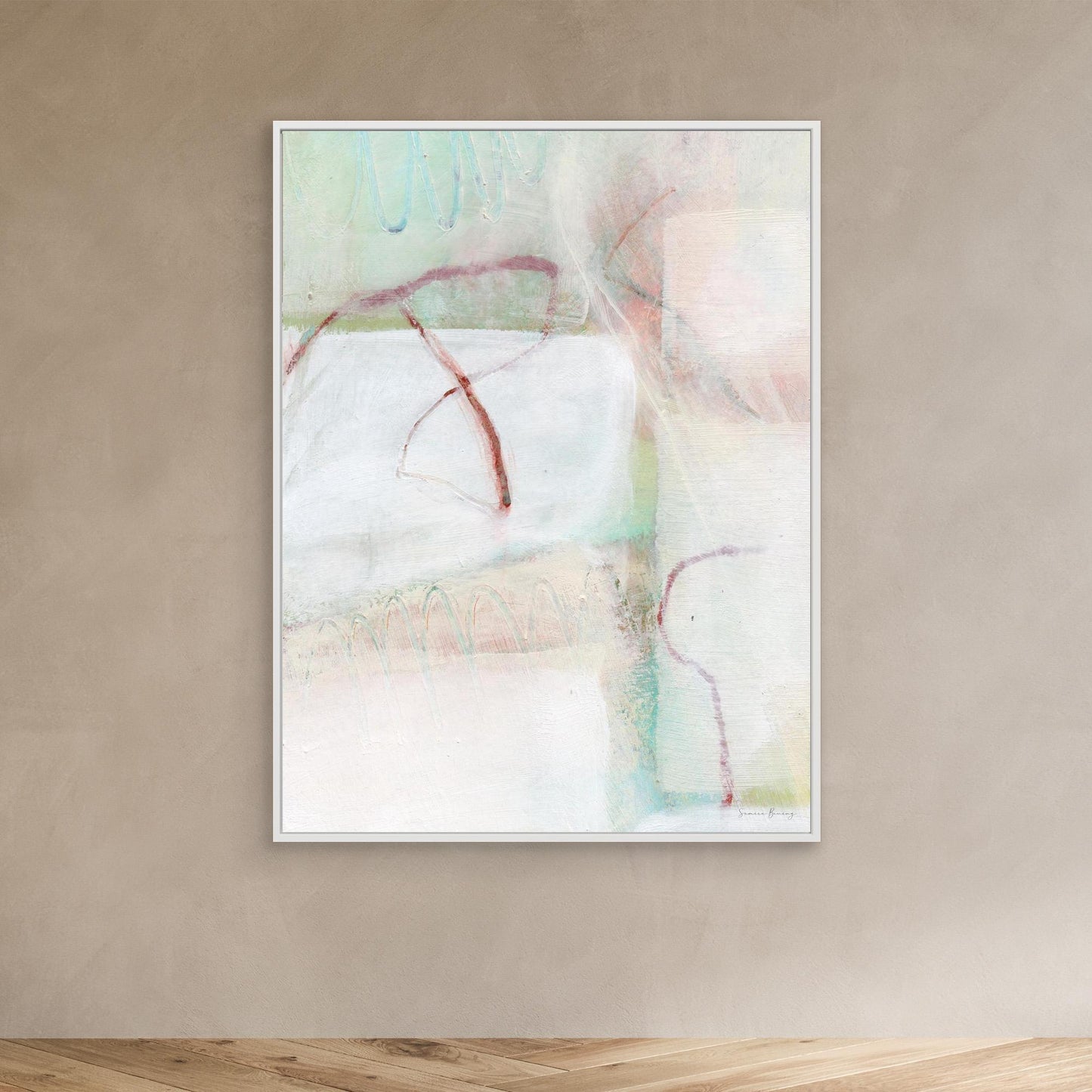 Canvas print - #029 Zachte Echo's