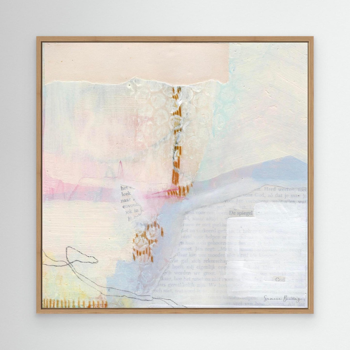 Canvas Print - #012 De Spiegel van Stilte