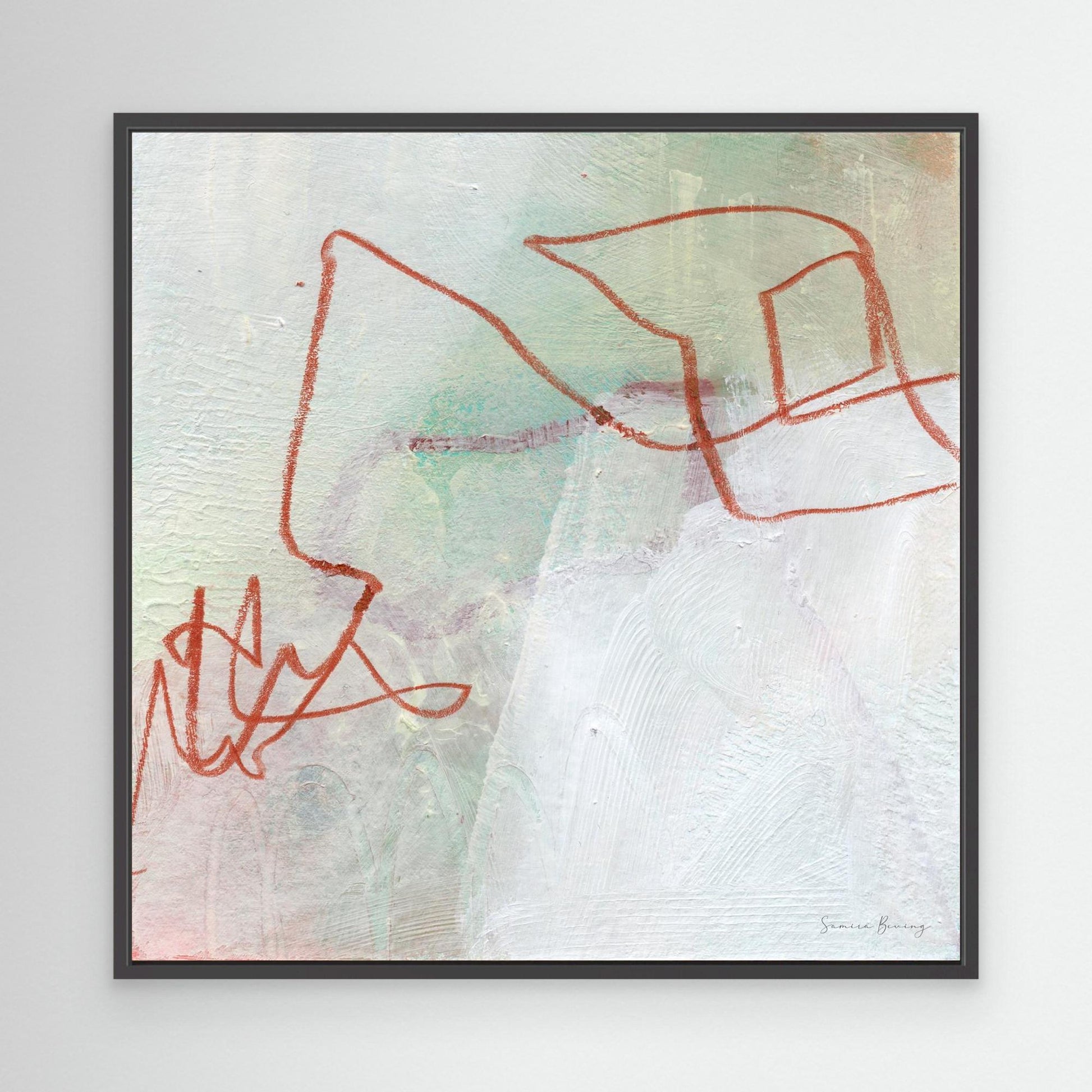 Canvas print #033 Lijnen van lucht