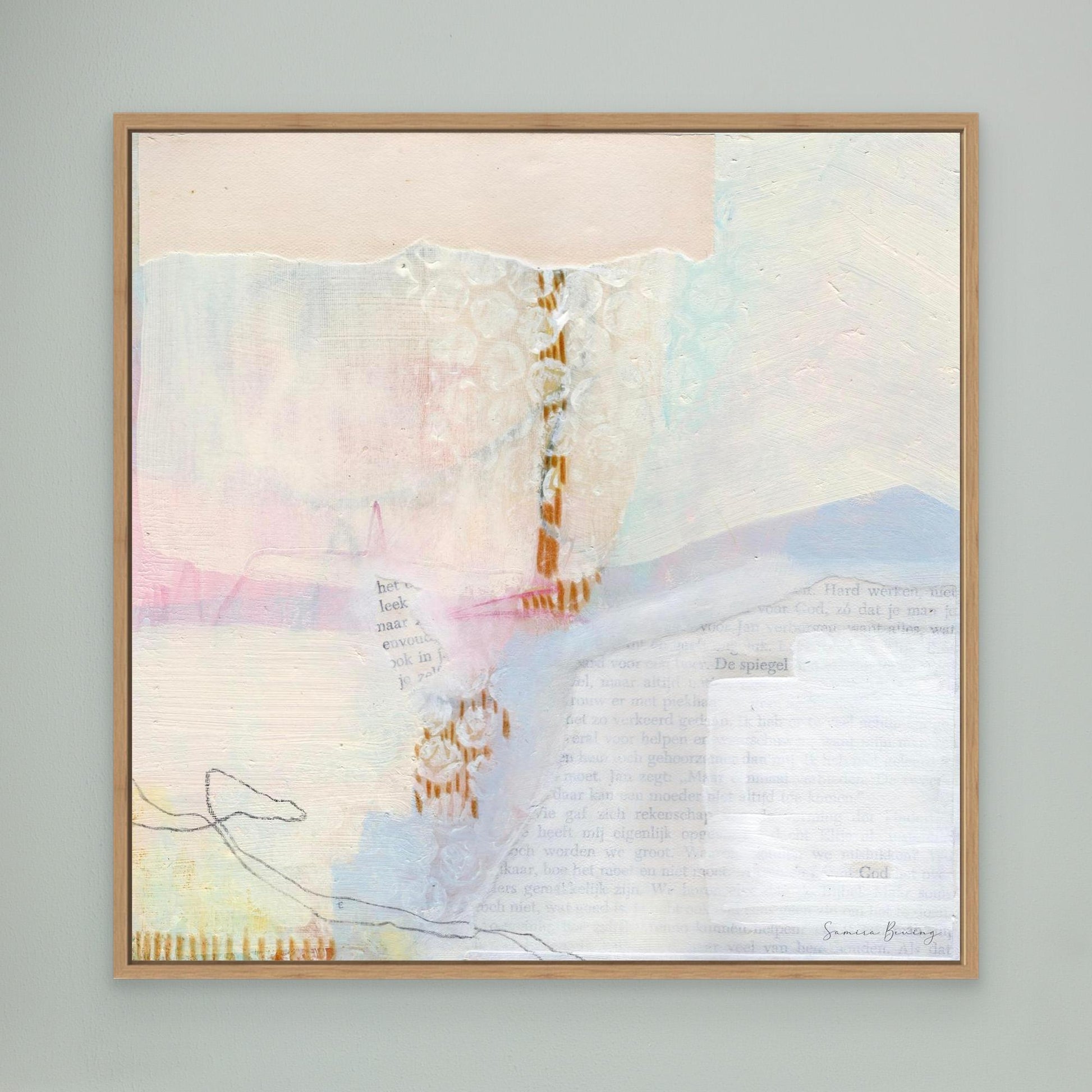 Canvas Print - #012 De Spiegel van Stilte