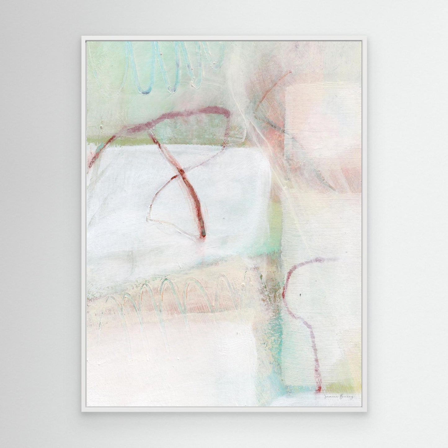 Canvas print - #029 Zachte Echo's