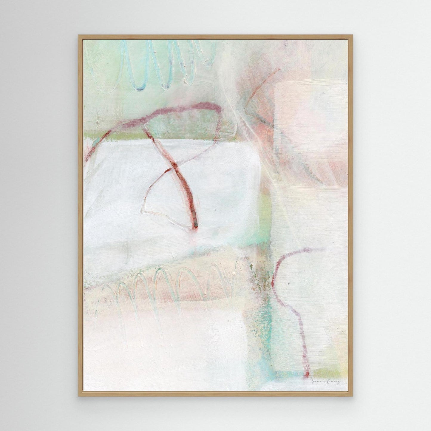 Canvas print - #029 Zachte Echo's